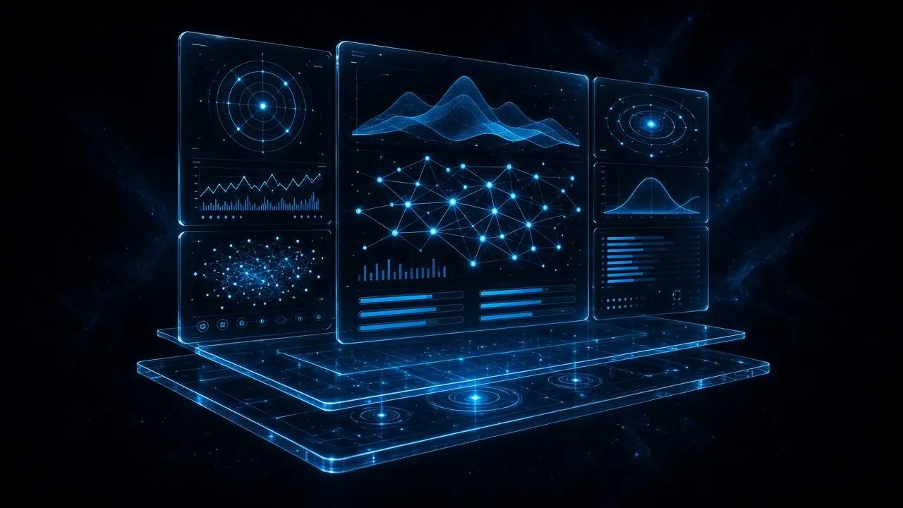 Generated illustration of an operator console